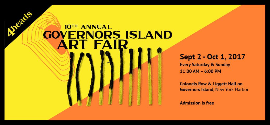THE 10th ANNUAL GOVERNORS ISLAND ART FAIR IN NYC