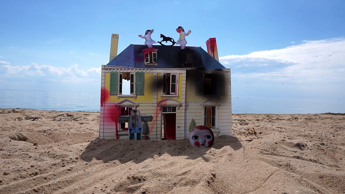 Tanya Akhmetgalieva, Disappearing Staircases, 2015. Still from video.